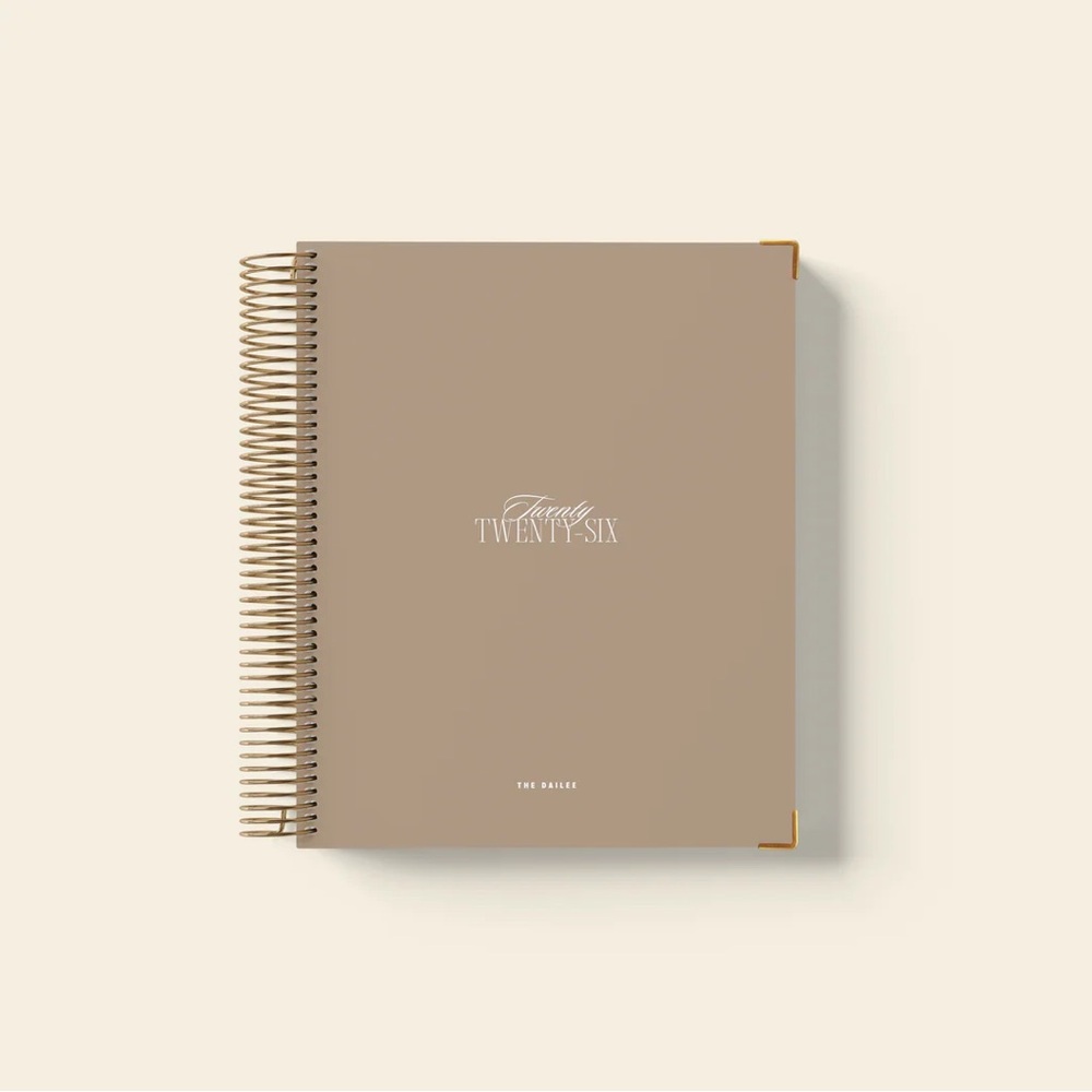 The Dailee Weekly Planner | Latte Color